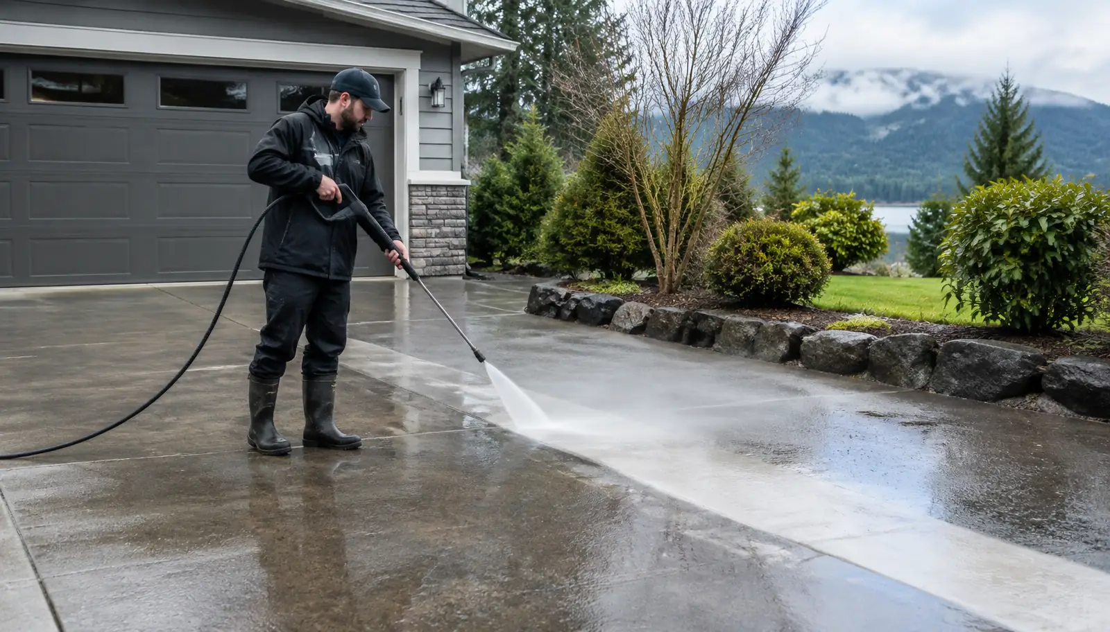 Power washing project by Forest Trunk