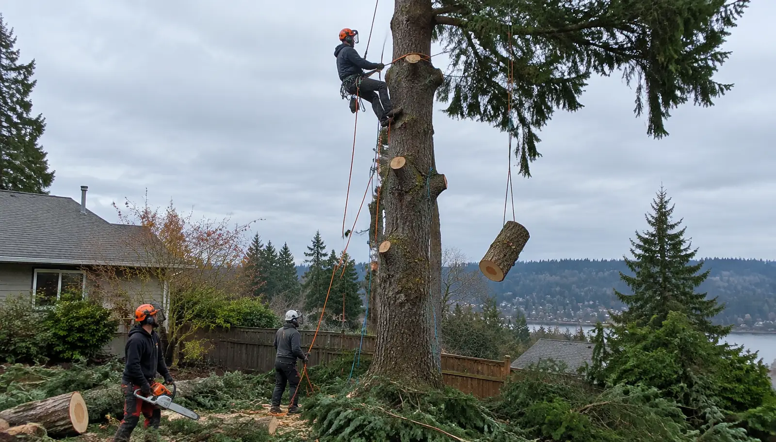 Tree removal project by Forest Trunk